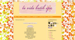 Desktop Screenshot of lavidaspa.blogspot.com