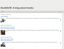 Tablet Screenshot of bookthrift.blogspot.com