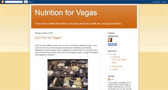 Desktop Screenshot of nutritionforvegas.blogspot.com