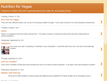 Tablet Screenshot of nutritionforvegas.blogspot.com