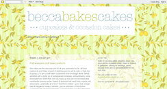 Desktop Screenshot of beccabakescake.blogspot.com