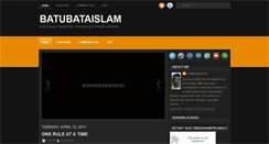 Desktop Screenshot of batubataislam.blogspot.com