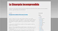 Desktop Screenshot of elsinarquista.blogspot.com