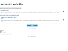 Tablet Screenshot of muthamizhe.blogspot.com