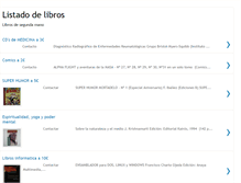 Tablet Screenshot of listadodelibros.blogspot.com