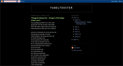 Desktop Screenshot of fabeltekster.blogspot.com