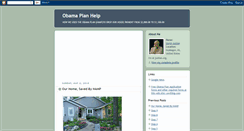 Desktop Screenshot of obamaplanhelp.blogspot.com