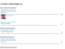 Tablet Screenshot of alittlechildleadsus.blogspot.com