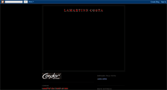 Desktop Screenshot of lamartinecosta.blogspot.com