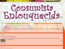 Tablet Screenshot of consumistaenlouquecida.blogspot.com
