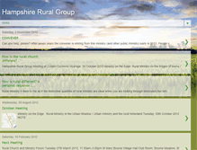 Tablet Screenshot of hampshireruralgroup.blogspot.com