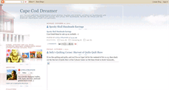 Desktop Screenshot of capecoddreamer.blogspot.com