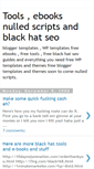 Mobile Screenshot of blackhatseo101.blogspot.com