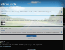 Tablet Screenshot of mitchemdental.blogspot.com