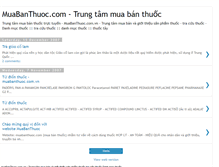Tablet Screenshot of muabanthuoc.blogspot.com