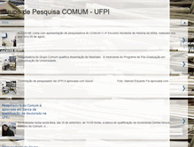 Tablet Screenshot of grupodepesquisacomum-ufpi.blogspot.com
