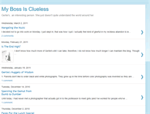 Tablet Screenshot of mybossisclueless.blogspot.com