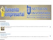 Tablet Screenshot of emprendimientouniajc.blogspot.com