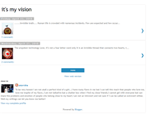 Tablet Screenshot of itsmyvision-satavisha.blogspot.com