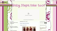 Desktop Screenshot of bpbabysteps.blogspot.com