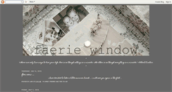 Desktop Screenshot of myfaeriewindow.blogspot.com