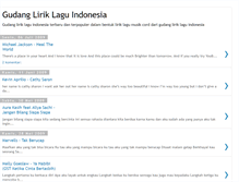 Tablet Screenshot of gudangliriklaguindonesia.blogspot.com