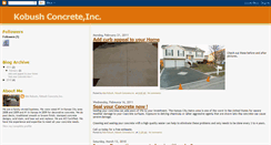 Desktop Screenshot of kobushconcrete.blogspot.com