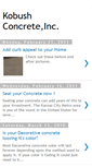 Mobile Screenshot of kobushconcrete.blogspot.com