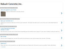 Tablet Screenshot of kobushconcrete.blogspot.com