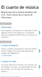 Mobile Screenshot of elcuartodemusica.blogspot.com