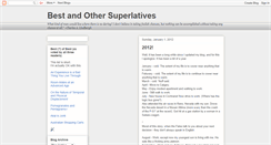 Desktop Screenshot of bestandothersuperlatives.blogspot.com