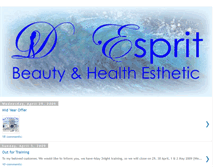 Tablet Screenshot of despritbeauty.blogspot.com