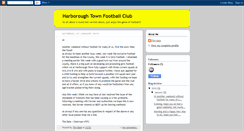 Desktop Screenshot of harboroughtownfc.blogspot.com