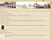 Tablet Screenshot of loneguppy-showcase.blogspot.com