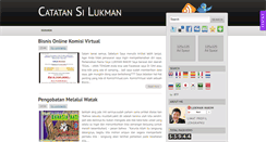 Desktop Screenshot of lukman-tkj.blogspot.com