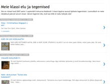 Tablet Screenshot of kristinaklass.blogspot.com