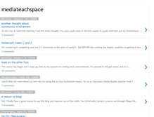 Tablet Screenshot of mediateachspace.blogspot.com