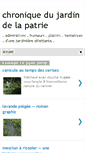 Mobile Screenshot of jardindelapatrie.blogspot.com