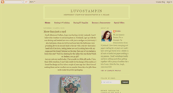 Desktop Screenshot of luvostampin.blogspot.com