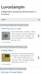 Mobile Screenshot of luvostampin.blogspot.com
