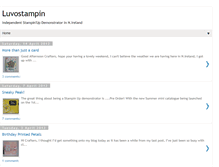 Tablet Screenshot of luvostampin.blogspot.com