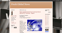 Desktop Screenshot of freshglobalnews.blogspot.com