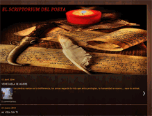 Tablet Screenshot of elescritoriumdelpoeta.blogspot.com