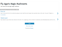 Tablet Screenshot of flyagaricmagicmushrooms.blogspot.com