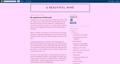 Desktop Screenshot of abeautifulmind88.blogspot.com