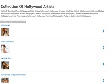 Tablet Screenshot of collectionhollywoodsexyartists.blogspot.com