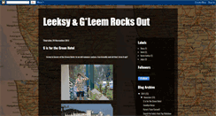 Desktop Screenshot of leeksyandgleemrocksout.blogspot.com