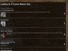 Tablet Screenshot of leeksyandgleemrocksout.blogspot.com
