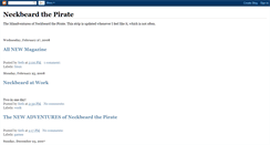 Desktop Screenshot of neckbeardthepirate.blogspot.com
