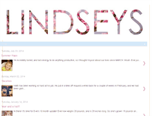Tablet Screenshot of aandklindsey.blogspot.com